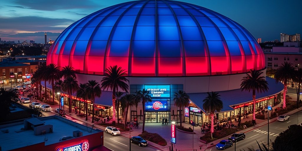 Clippers victory at Inglewood's Intuit Dome, Los Angeles Clippers home games economic impact, Inglewood entertainment district NBA games, Intuit Dome Clippers homestand, Clippers boost Inglewood local businesses, Inglewood arena NBA venue, LA Clippers winning in Inglewood
