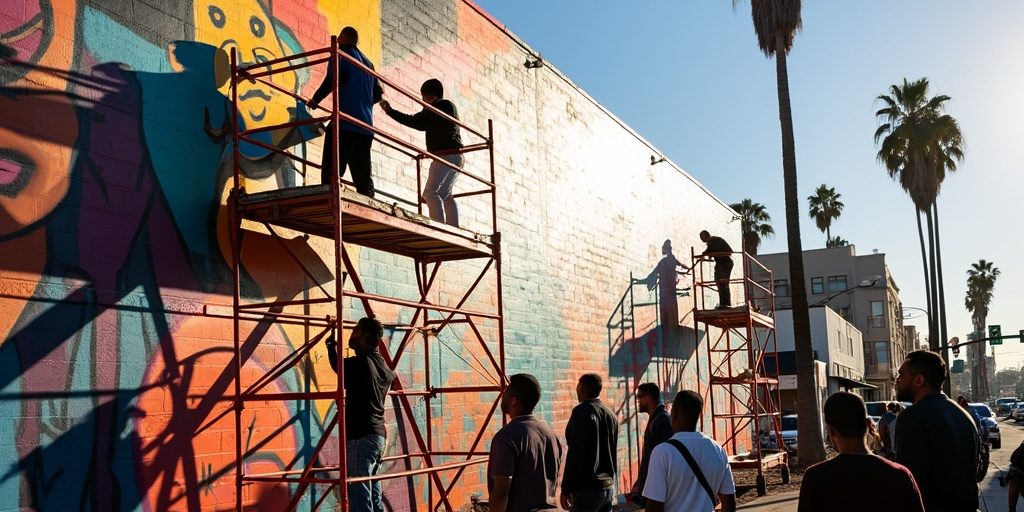 Inglewood downtown mural project, public art in Inglewood, Inglewood Arts Commission, community murals Inglewood, cultural heritage Inglewood, Market Street art Inglewood, Los Angeles community art initiatives, Inglewood urban revitalization