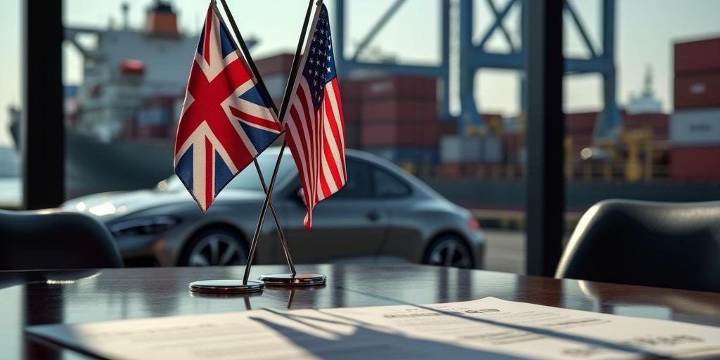 UK-US trade agreement, Trump tariff reduction on British cars, Keir Starmer G7 summit, UK steel and aluminum imports, post-Brexit trade deals, US-UK automotive tariffs, JLR export concerns, UK manufacturers competitive edge